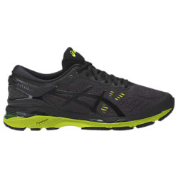 Asics GEL-KAYANO 24 Men's Structured Running Shoes, Black/Green